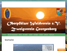 Tablet Screenshot of owv-georgenberg.de